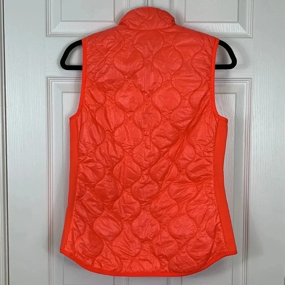 J. Crew neon orange lightweight vest sz xs